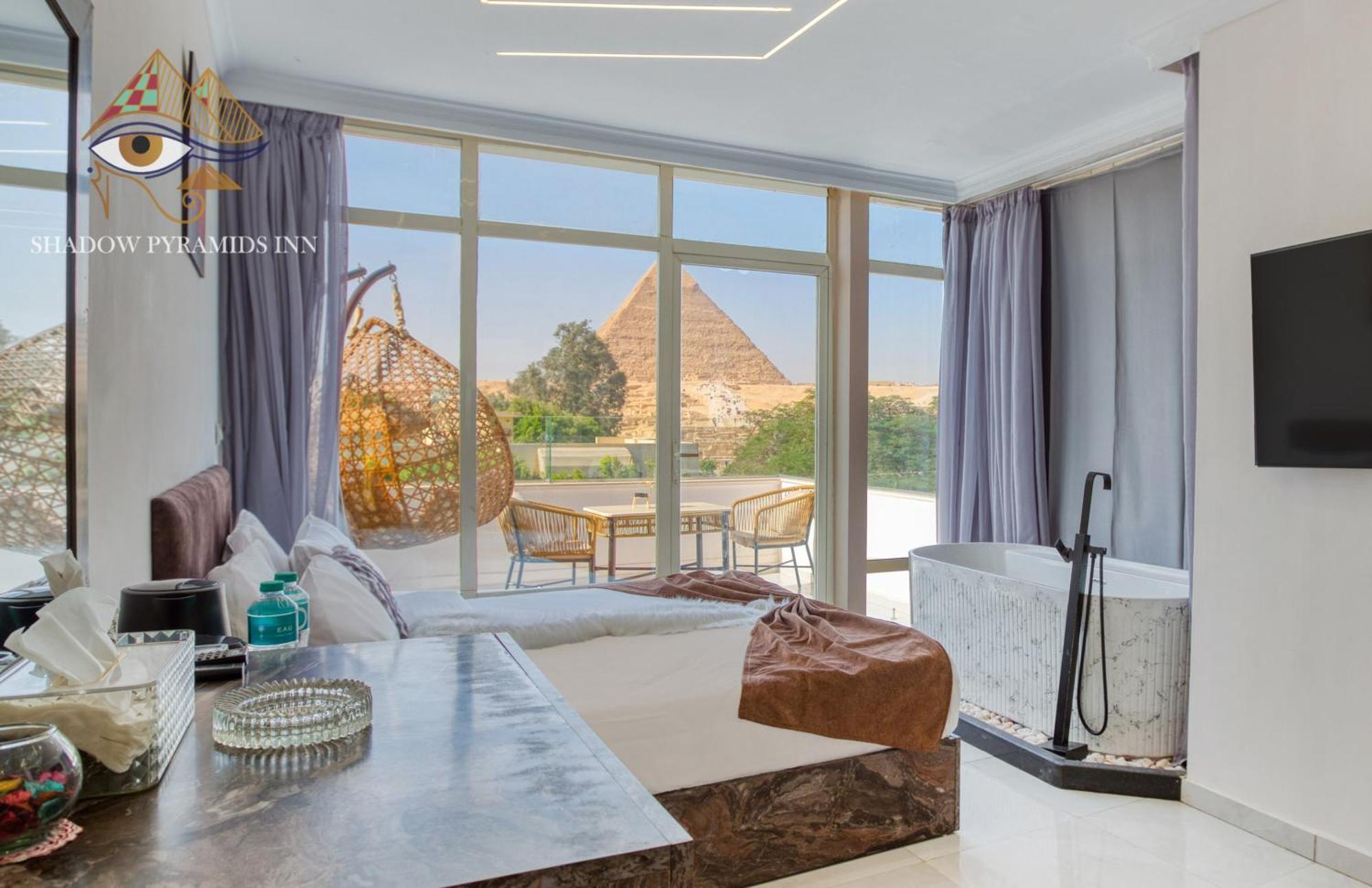 Shadow Pyramids Suites And Jacuzzi Kafrat al Jabal Exterior photo