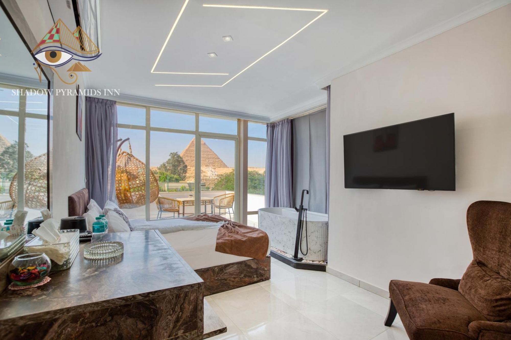 Shadow Pyramids Suites And Jacuzzi Kafrat al Jabal Exterior photo